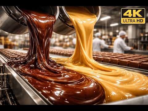 “How Chocolate Is Made in Factories | From Bean to Bar”