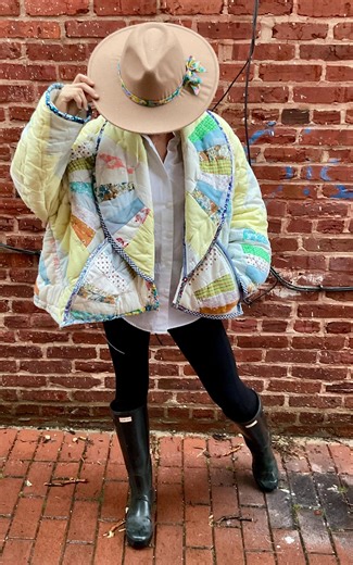 Vintage Patchwork Quilt Handmade Oversized Coat - Etsy