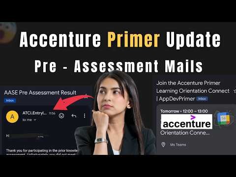 😱Shocking Update Accenture Pre Assessment Failed 😨- Rejection Mail OUT
