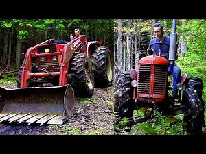 Power vs Agility / Which Logging Tractor is Best?- Ep35- Outsider Log Cabin