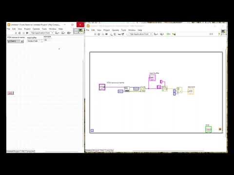 Labview for beginner : interfacing with arduino using DHT11 sensor (vid5)