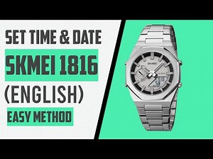 HOW TO SET TIME ON SKMEI 1816 WATCH : EASY & EFFECTIVE METHOD