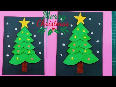 Make a STUNNING Handmade Christmas Tree Card in 5 Minutes!