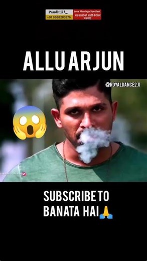 allu Arjun attitude scene | #viral #status