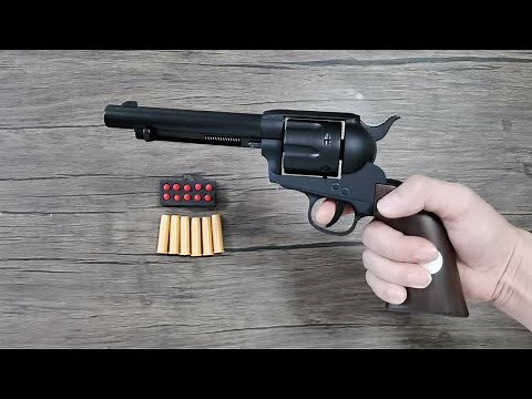 1873 Colt Single Action Army Revolver Toy Review 2023 - Soft Bullet Toy Gun