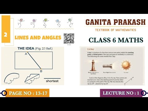 Class 6 Maths Ganitya Prakash Chapter 2 | Lines And Angles | New NCERT | PART -1