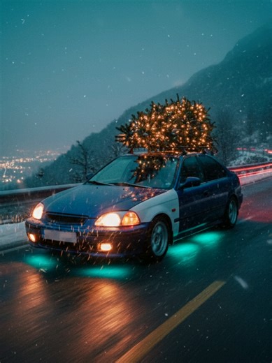 New year, new roads, new goals. Happy New Year — see you on the asphalt. 🛣️🚘 #carculture #carsoftiktok #hondacivic #jdmnation #happynewyear