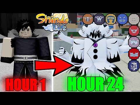 Spending 24 Hours Obtaining Aizden Ten Tails In Shindo Life...(Roblox)