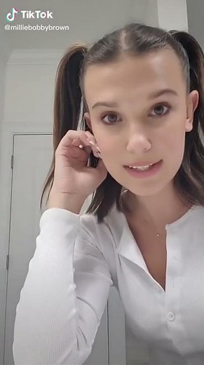 Millie Bobby Brown tik tok - Enola Holmes #milliebobbybrown #shorts