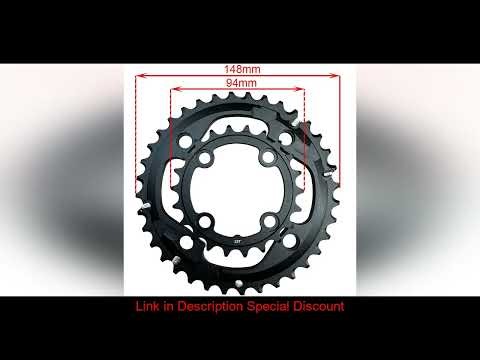 AL7075 22T 36T MTB Chainring 104BCD 64BCD Mountain Bike Crank Set Bicycle Double Chainwheel 10 Speed