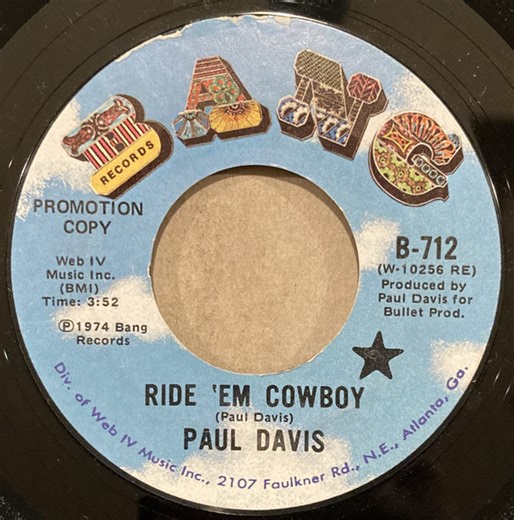 Paul Davis - Ride 'Em Cowboy