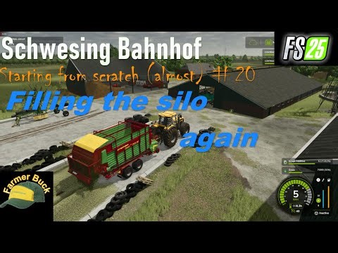 Finally more silage for the cows, and new slurry spreader! | FS25 | Schwesing Bahnhof | ep20
