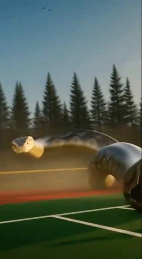 30-Meter Python Appeared During School Match!