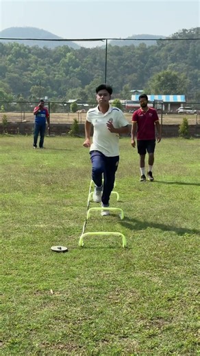 Working on Fast Bowling Run-Up #short #bowling ##cricket #viral #fypシ #trending #reels