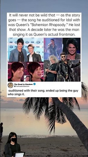 He Auditioned With a Queen Song. Now He Fronts Queen. #AdamLambert #Queen #BohemianRhapsody