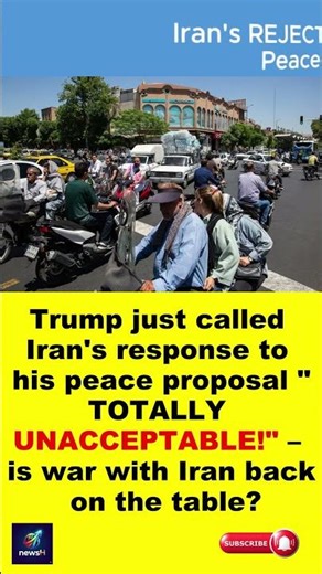 Iran's REJECTION of Peace!