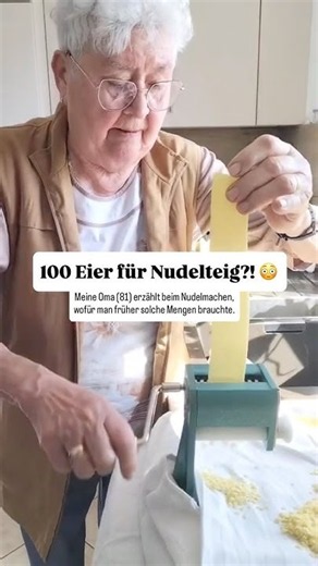 100 eggs for pasta dough?! 👀 My grandma (81) shares why they needed such huge amounts while makin...