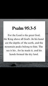 For the Lord is the great God, the King above all God's 🙏🏾❤️#godfirst #faithingod #faithoverfear #faithineveryseason #bibleverseoftheday #bibleversesdaily #scripture #faithquotes #jesusismystrength #godisgoodallthetime #amen#spirituallity #christianencouragement #christianquotes #godsaves#bible #reels #jesuschrist #viralreels | Life Quotes