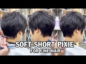 This Short Pixie Just Feels Right | Very Short Pixie & Textured Layered Cut for Fine Hair