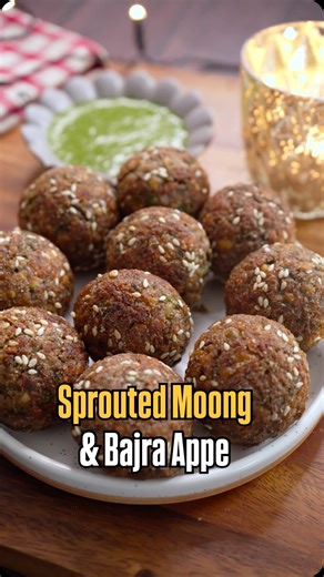 Meghna’s Food Magic on Instagram: "Comment “Moong” for SPROUTED MOONG BAJRA APPE + 20+ Moong Recipes . #GetFitWithMeghna #TiffinBoxIdeas #TiffinRecipes . Healthy, protein-packed, and perfect for those busy mornings! These Sprouted Moong Bajra Appe are a fantastic way to include millets and sprouts in your diet without compromising on taste. They stay soft for hours, making them an ideal choice for school or office lunchboxes. Whether you enjoy them with a spicy chutney or your evening chai, thes