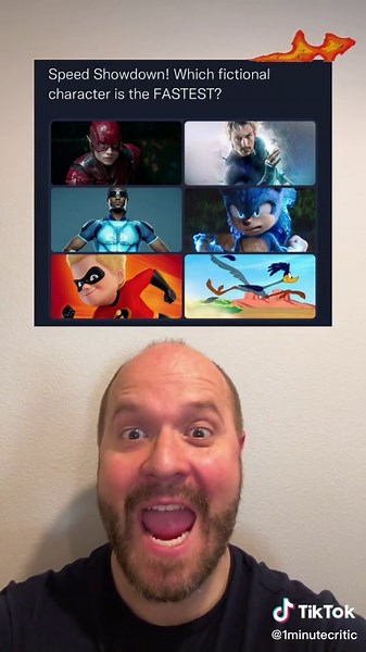 Fastest Fictional Character: The Flash vs Quicksilver vs Sonic vs Road Runner