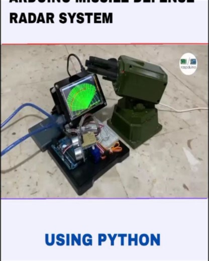 AI agent · Data Science · Web · Apps on Instagram: "Creating an Arduino Missile Defense Radar System using Python is a fun and educational project involving real-time object detection and visualization. Below is a basic overview and structure of how to build such a system: Follow for more @codes.student 1. Components Required: Arduino Uno or compatible board HC-SR04 Ultrasonic Sensor (for object detection) Servo Motor (to rotate the sensor for scanning) Breadboard & Jumper wires Python (with PyS