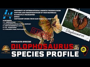 Dilophosaurus In-Depth Dino Guide, Recreating Natural Habitat & Jurassic Park History