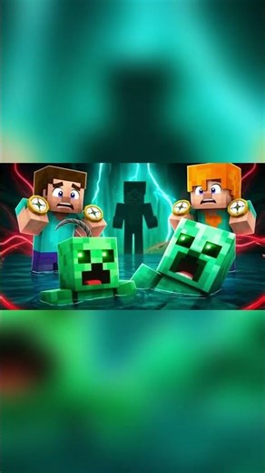 “A Shadow Follows Steve & Alex… And Creeper EXPLODES?! 😱💥
