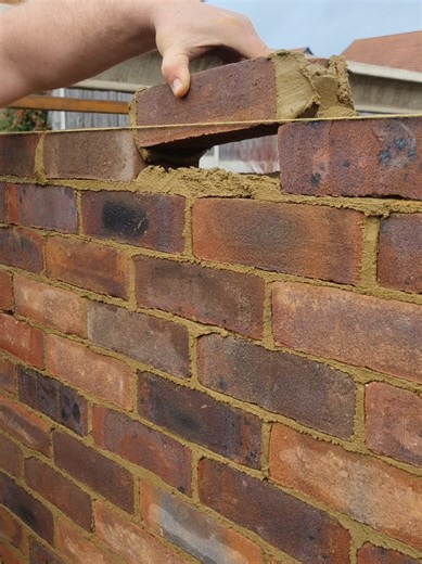 60% of the time it fits, every time 😂 #Bricktok #brickwork #BricklayingUK #construction