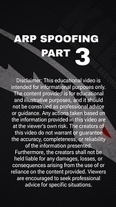 1.8K views · 72 reactions | ARP spoofing / poisoning (MITM) part 3 ....