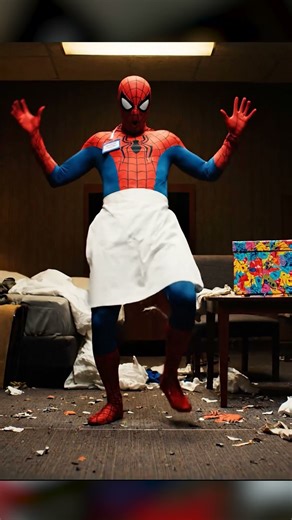 SPID THE UNLUCKY CLEANER#spiderman #joker #funny