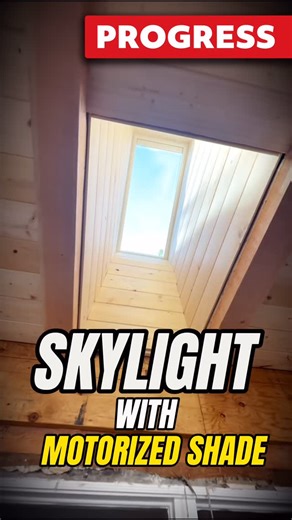 3.1K views · 71 reactions | Skylight with Motorized Shade See how this elegant skylight with a motorized shade looks, designed to bring natural light and style to any space. Follow us so you don’t miss the final result and all the details of this project. #skylight #patioideas #lightingsolutions #motorizedshades #electricskylights | Rivers Landscape Construction Inc. | Facebook