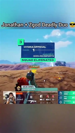 JONATHAN & ZGOD DEADLY DUO🤯📈‪@JONATHANGAMINGYT‬ #shorts #shortsfeed #youtubeshorts