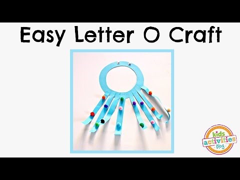 Easy Letter O Craft -- Preschool Alphabet Resource