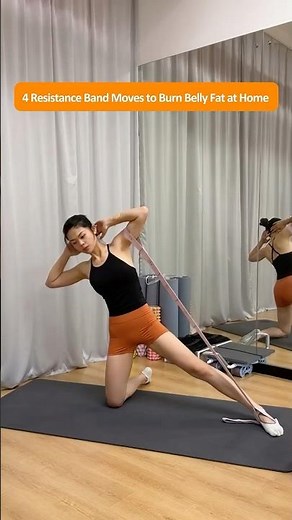 4 Resistance Band Exercises You Can Do at Home to Burn Fat and Sculpt Your Body