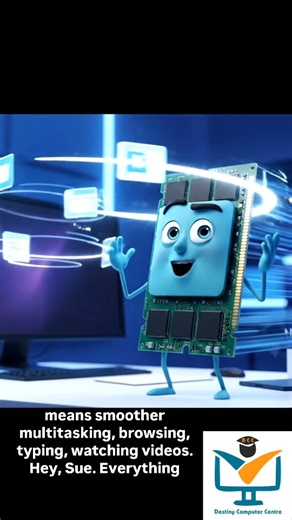 Destiny Computer Centre | Computer Classes on Instagram: "Why settle for a slow PC? 🐢 ➡️ 🚀 If your computer hangs when you open too many tabs, your RAM is crying for help! 🧠 Understanding how your hardware works is the first step to becoming a power user. Master the machine at Destiny Computer Centre. We make tech simple, fast, and fun! Tag a friend who always has 50 tabs open! 📑👇 #DestinyComputerCentre #ComputerEducation #vadodara #GorwaITI #computerclasses"