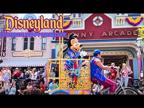Celebrate Happy Cavalcade 2025 | Disneyland 70th Anniversary | Disneyland Resort | 4K