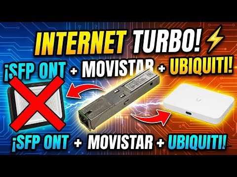 ¡ADIÓS HGU! 👋 Fibra Movistar Directa a UBIQUITI con SFP ONT