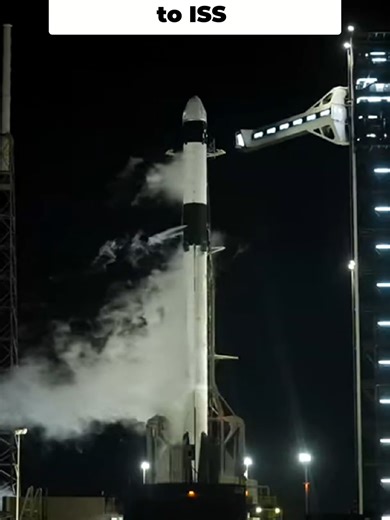 Falcon Heavy Liftoff - Crew 12 Launches to ISS! #space #crew12 #spacexlaunch