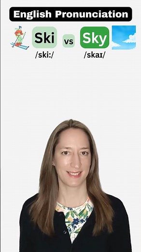 How to pronounce SKI and SKY correctly