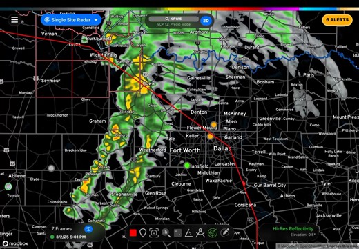 2.6K views · 18 reactions | 5pm radar shows heavy, non severe storms to our west. | Denton Scanner | Facebook