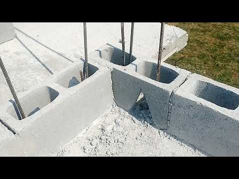 HOW TO MODULATE THE FIRST ROW OF STRUCTURAL BLOCKS (see here) - ANTÔNIO MATOS BUILDING