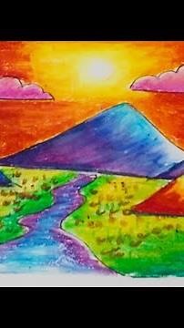 Learn to shade with Oil Pastels | Art lesson for kids