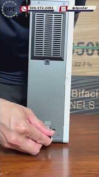 Complete set ready to use, hybrid off-grid 6 kilowatts THAI POWER INVERTER (DC+AC = AC220V)
