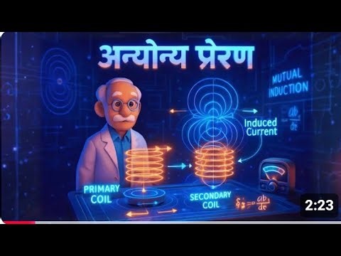 अन्योंन्य प्रेरण (Mutual Induction)I Class 12 Physics | Mutual Inductance Explained in Hindi