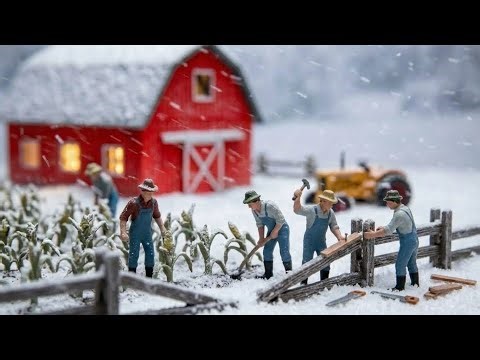 Farm in Trouble! Snowstorm Destroys Everything ❄️🚨