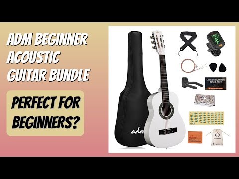 REVIEW (2026): ADM Beginner Acoustic Guitar Bundle. Features
