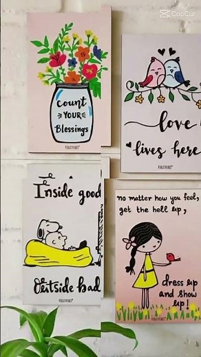 Canvas painting Quotes 🙃✨