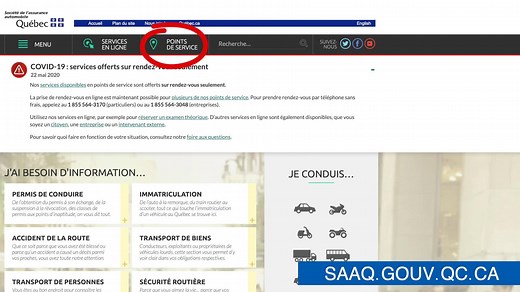 Évitez de faire la file, prenez un rendez-vous en ligne. saaq.gouv.qc.ca/rendez-vous/ | Société de l'assurance automobile du Québec - SAAQ