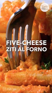 "After having the five-cheese ziti at Olive Garden, I tried to make my own version of it—and I think I got pretty close. I always double this when I'm making it and freeze the second one for another meal." —Keri Whitney, Castro Valley, California Get the recipe: https://trib.al/48EBlin | Taste of Home